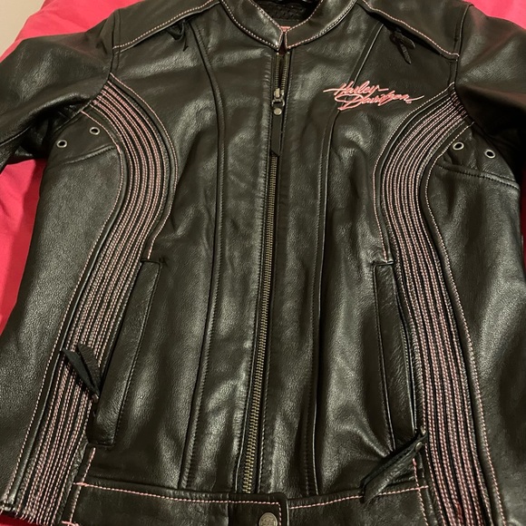 Harley Davison Black Jacket for women, Size S - Picture 2 of 2